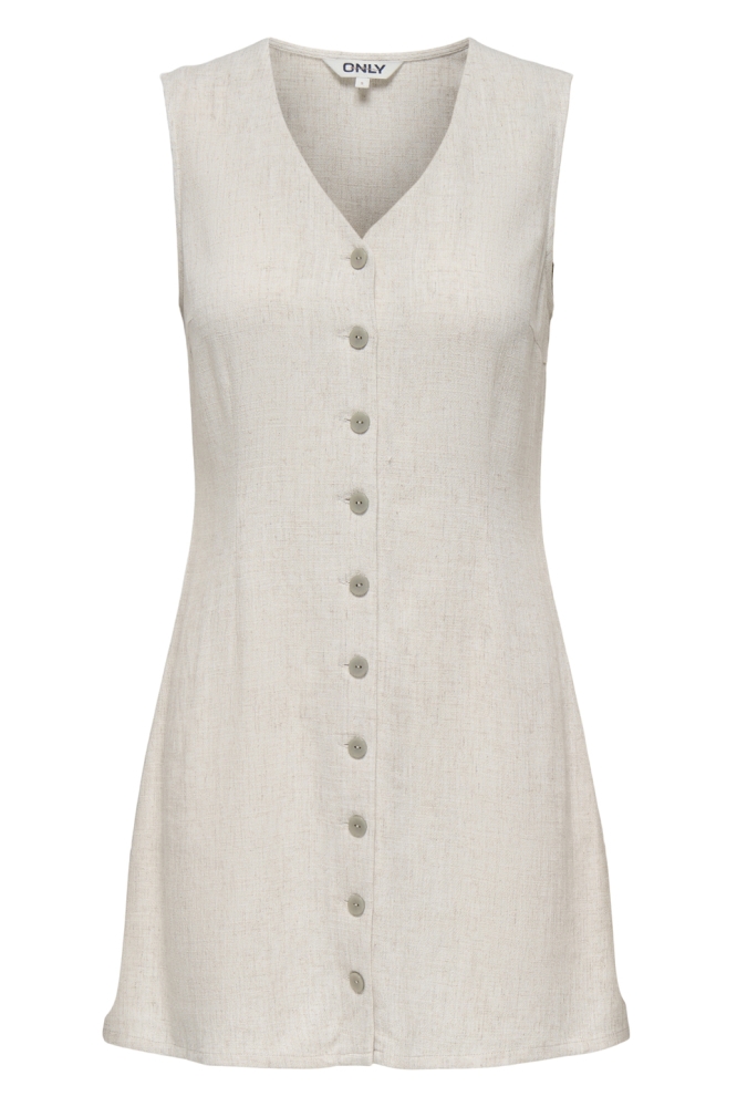 ONLSIESTA LINEN BLEND SL SHORT DRES 15357797 Moonbeam
